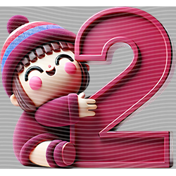 Cartoon letters-CL 602